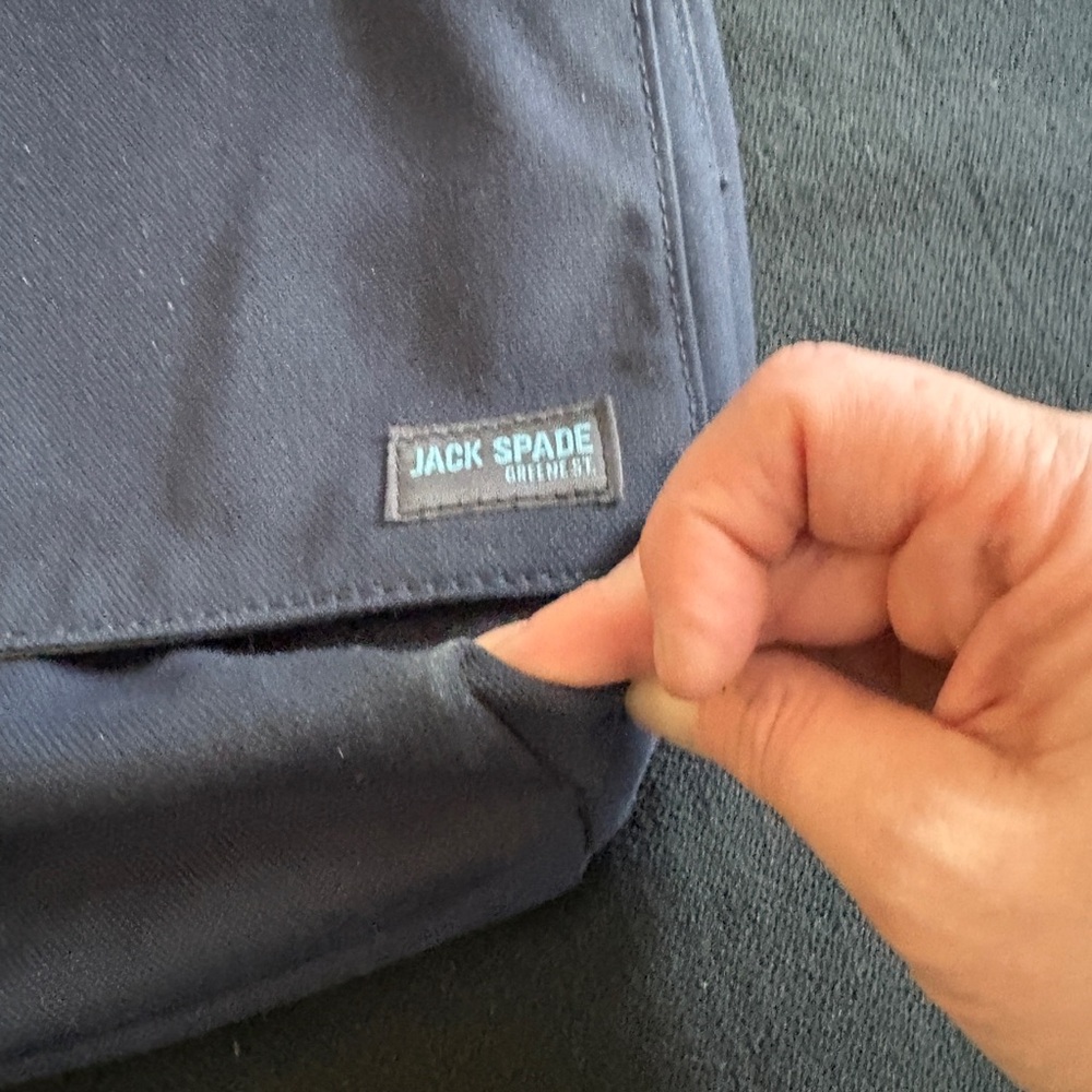 Jack Spade Greene St Canvas Messenger Bag - Picture 4 of 16